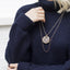 Emozioni Sterling Silver and Rose Gold Plated Accent Bead Chain