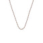 Emozioni Sterling Silver and Rose Gold Plated Accent Bead Chain