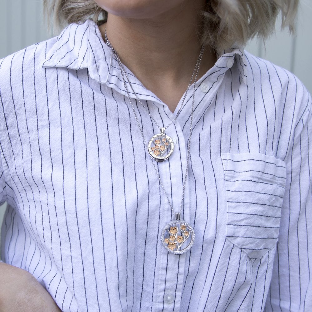 Emozioni Fiore Coin - Rose Gold Plate