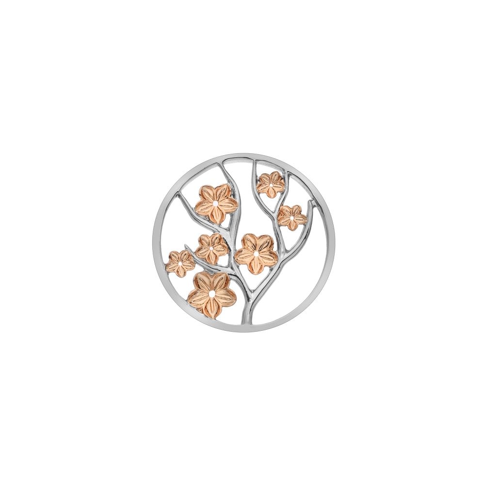 Emozioni Fiore Coin - Rose Gold Plate