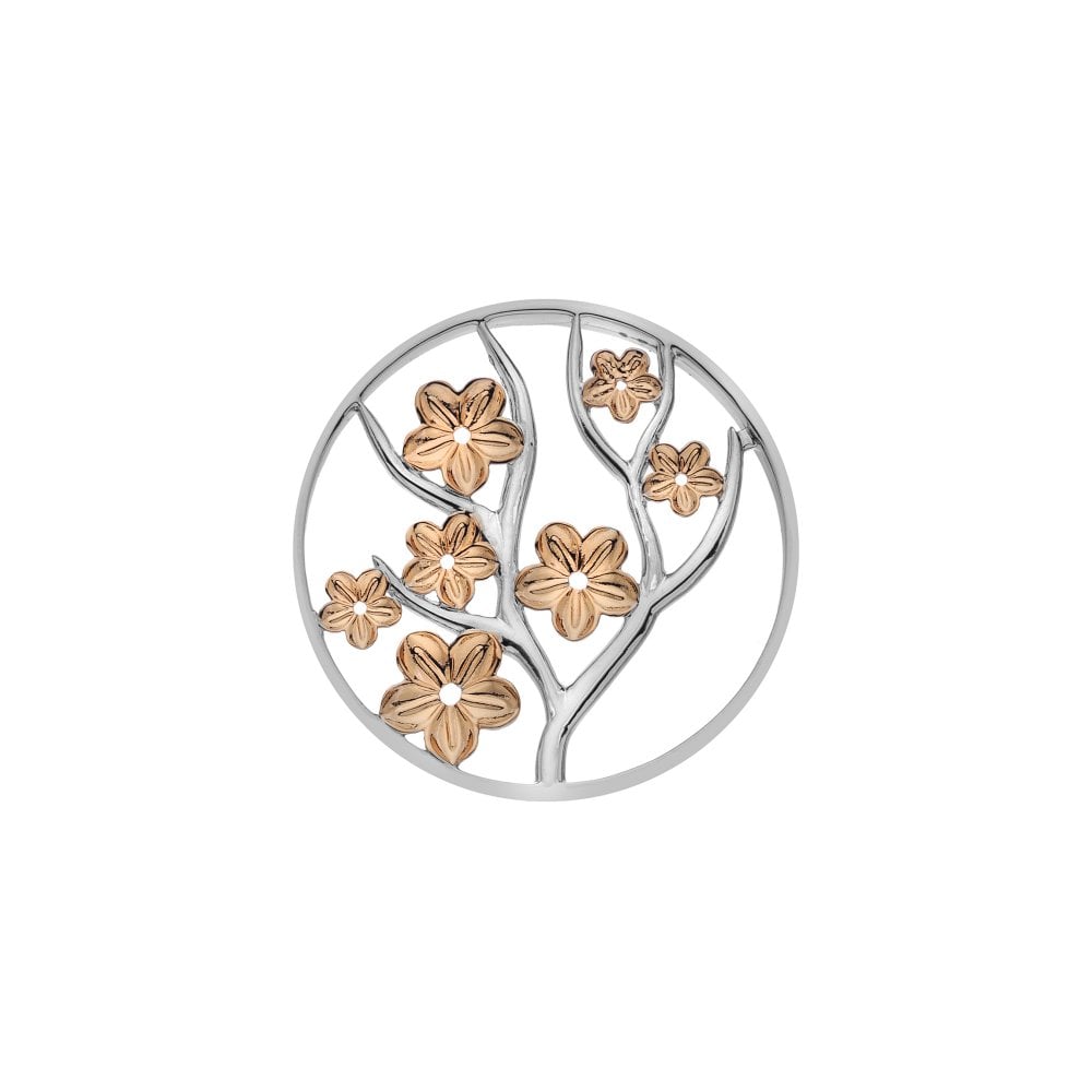 Emozioni Fiore Coin - Rose Gold Plate