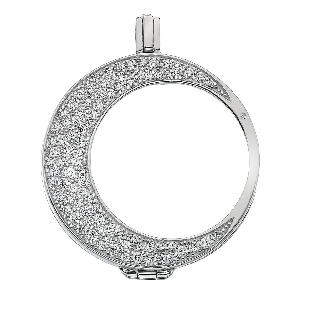 Emozioni Mezzaluna Sterling Silver Coin Keeper