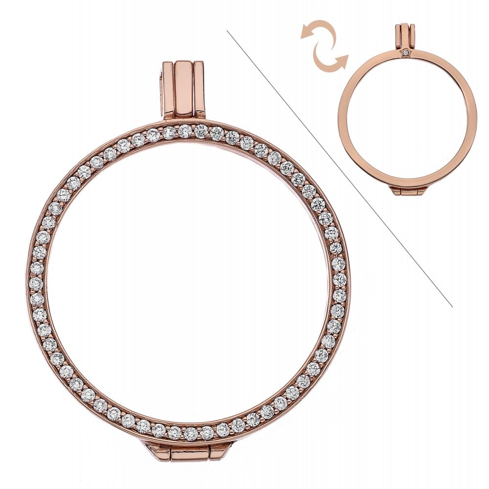 Emozioni Rose Gold Reversible Coin Keeper