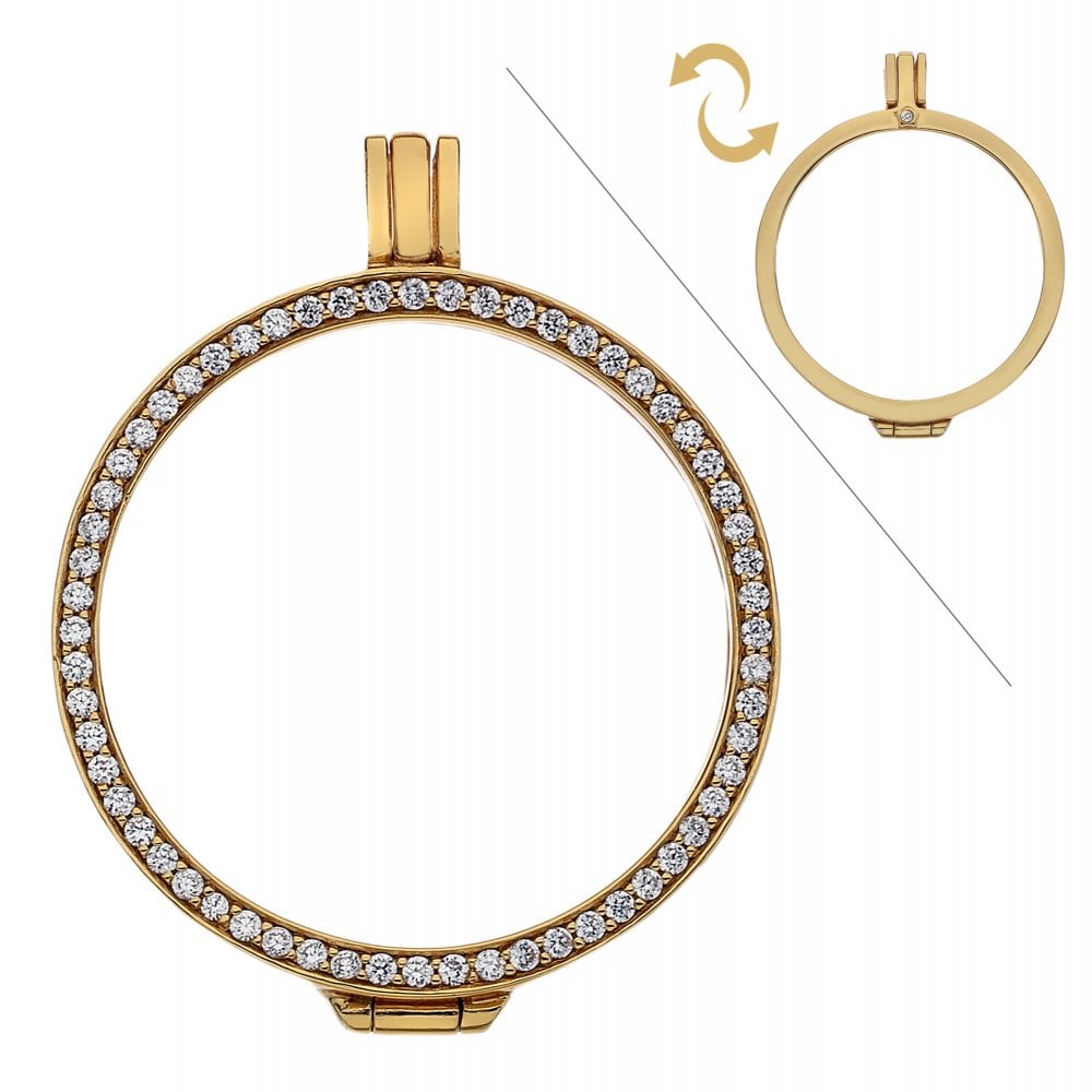 Emozioni Yellow Gold Reversible Coin Keeper