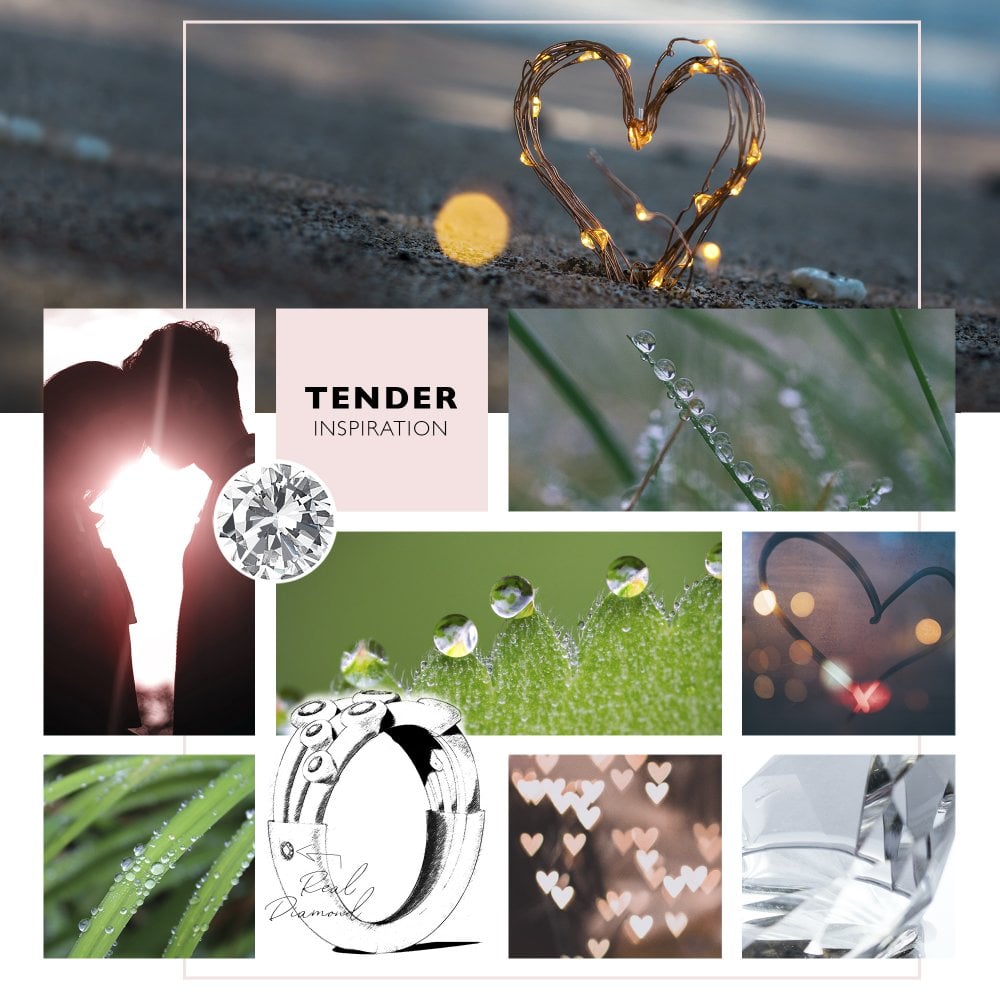 Hot Diamond Tender White Topaz Intermittent Necklace - 45cm