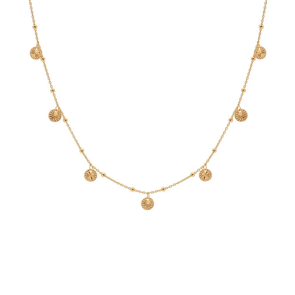 Hot Diamonds x Golden Edit Droplet Necklet