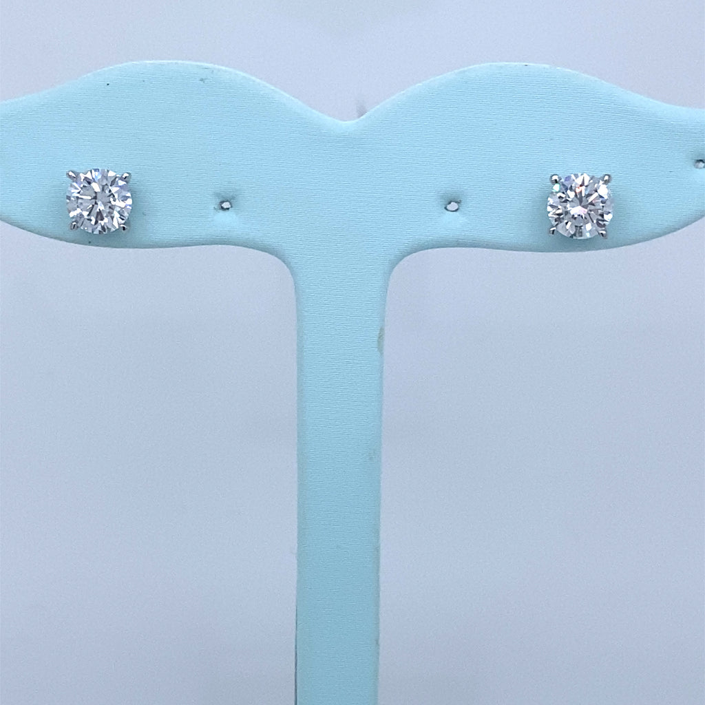 Laboratory Grown 1ct Diamond Earrings
