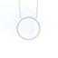 Silver cubic zirconia necklet