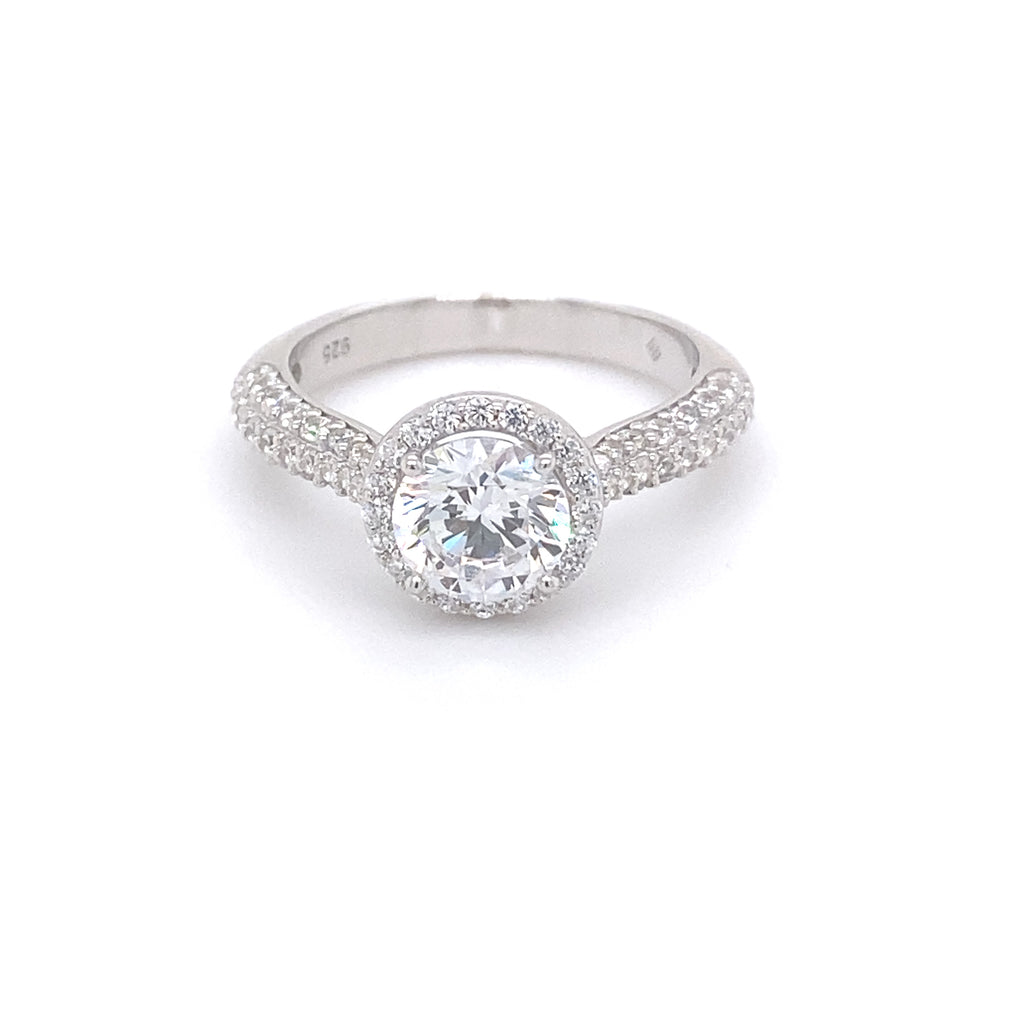 Silver & Cubic Zirconia Ring