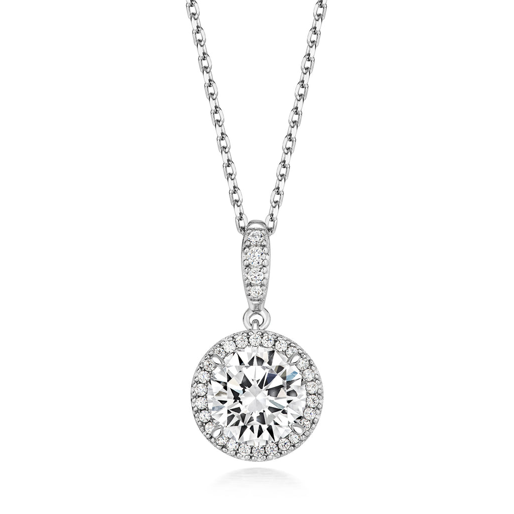 Silver & Cubic Zirconia Pendant