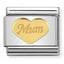 Nomination Gold Mum Heart Composable Link