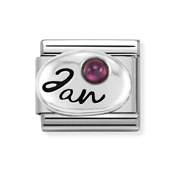 Nomination Silver Birthstone Composable Link