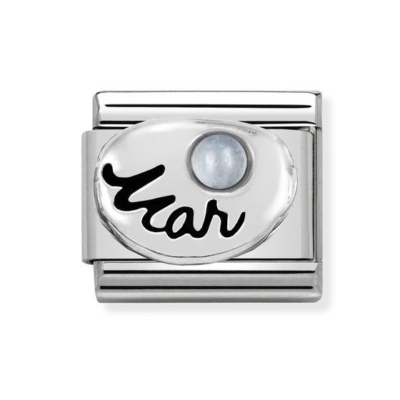 Nomination Silver Birthstone Composable Link