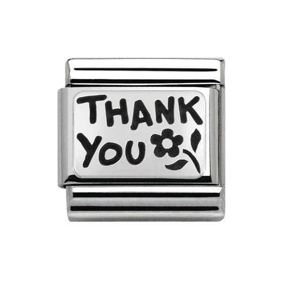 Nomination Silver Thank You Composable Link