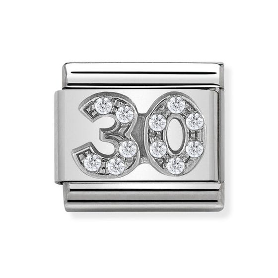 Nomination Silver CZ 30 Composable Link