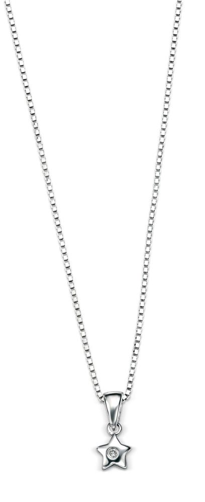 D for Diamond Star Pendant