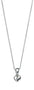 D for Diamond Heart Pendant