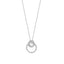 Silver & Co. Double Circle MOP Necklace