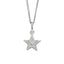 Silver Cubic Zirconia Star Pendant