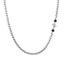 Nomination Wind Rose & Black Agate Chain