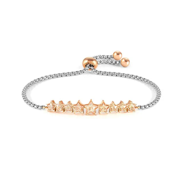 Nomination Crystal Stars Toggle Bracelet
