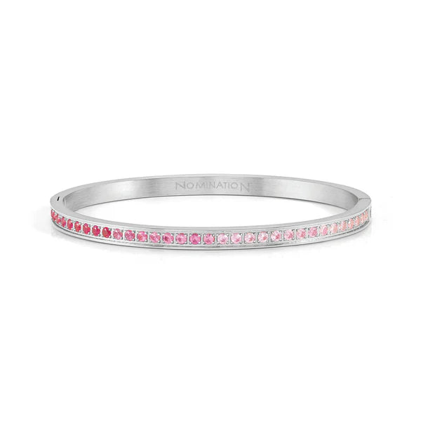 Nomination Pretty Pink Ombré CZ Bangle