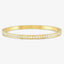 Nomination Pretty White CZ Gold Plated Bangle