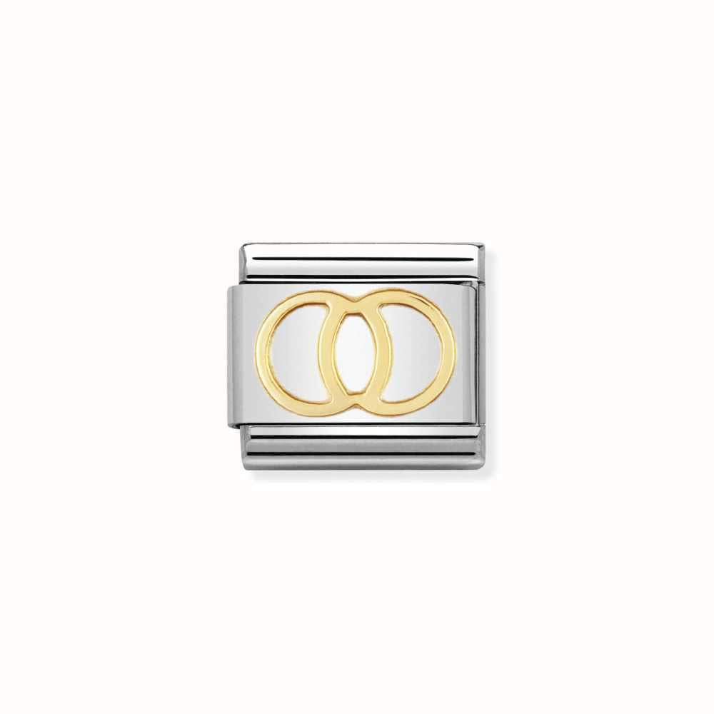 Nomination Gold Wedding Rings Composable Link