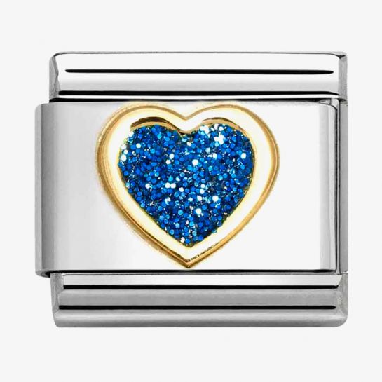 Nomination Glitter Heart Composable Link