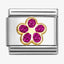 Nomination Pink Glitter Flower Composable Link