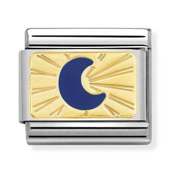 Nomination Gold Blue Moon Composable Link