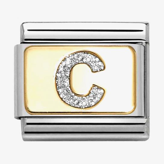 Nomination Glitter Letter Composable Link