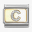 Nomination Glitter Letter Composable Link