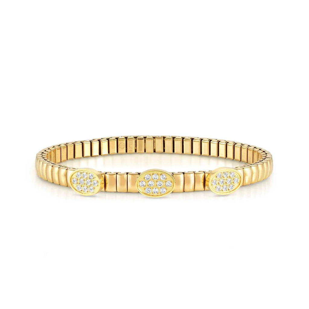 Nomination Extension CZ Yellow PVD Bracelet