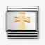 Nomination Gold Cross Composable Link