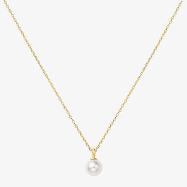 Ania Haie Gold Plated Shell Pearl Drop Pendant