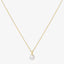 Ania Haie Gold Plated Shell Pearl Drop Pendant