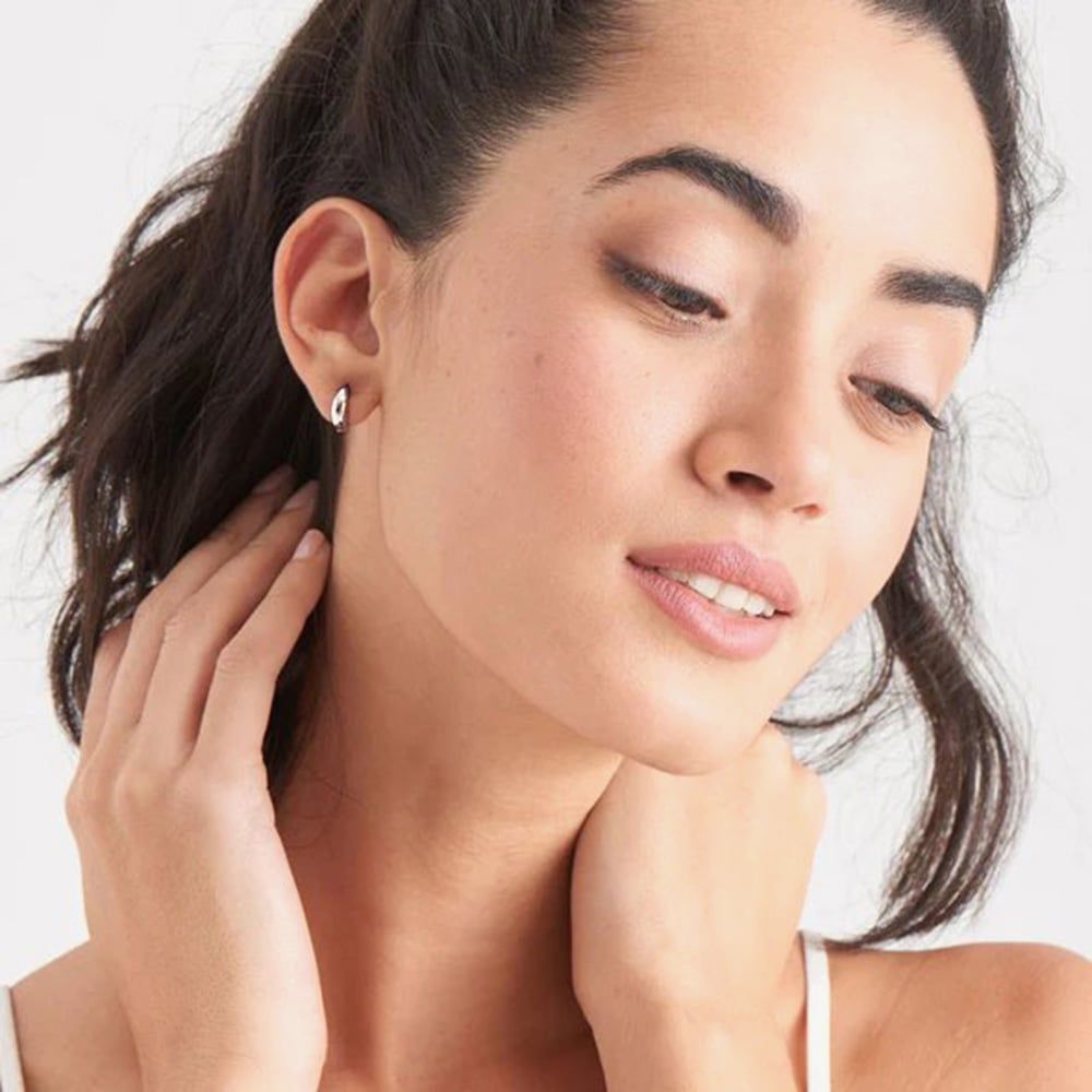 Ania Haie Silver Luxe Hoops