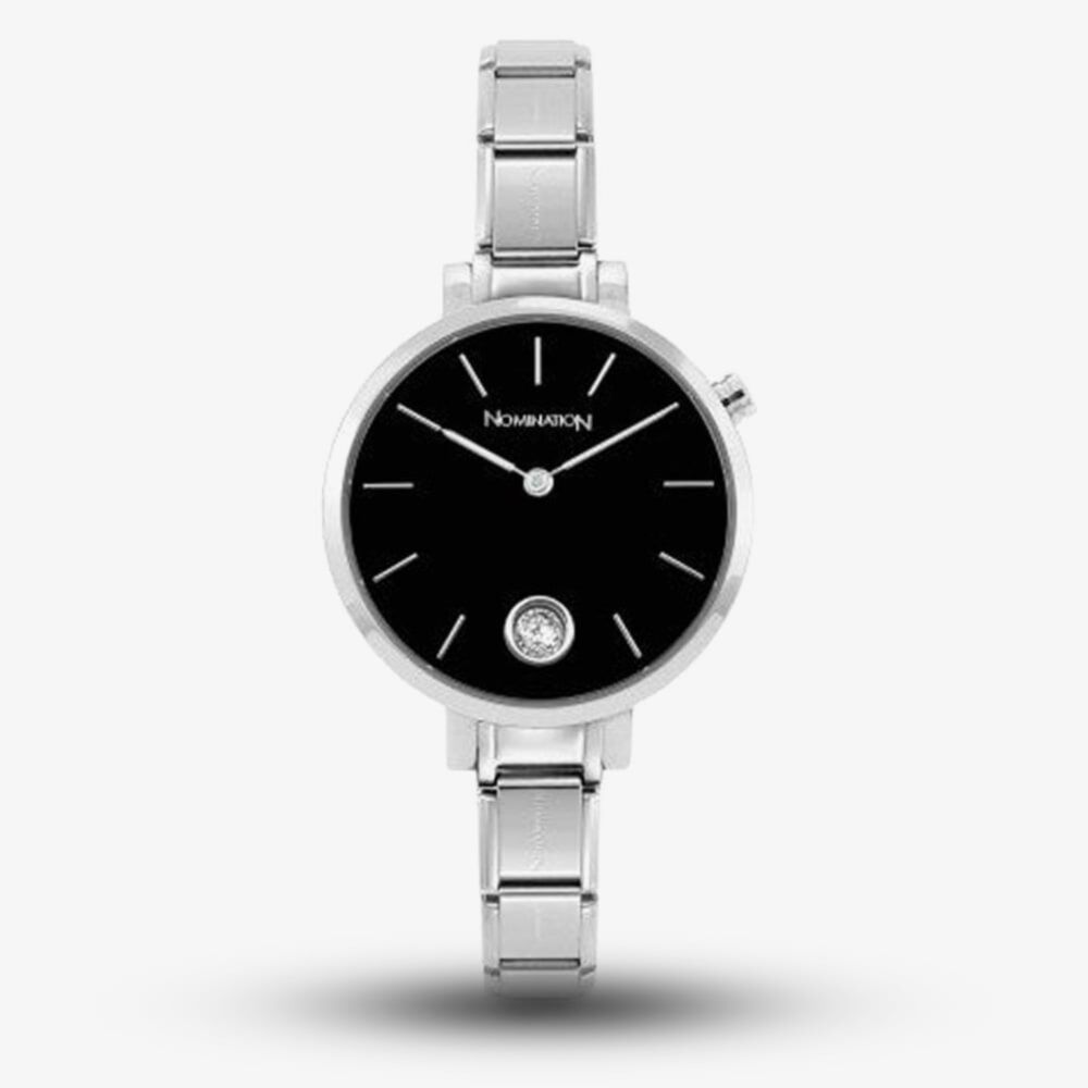 Nomination Black CZ Dial Composable Watch
