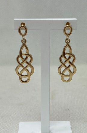 Pre-Loved 9ct Celtic Drop Earrings