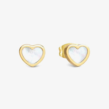 Nomination Emosfere Gold Tone Heart Earrings