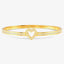 Nomination Gold Plated Heart Bangle