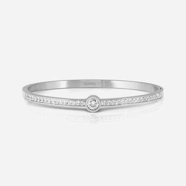 Nomination Stainless Steel Cubic Zirconia Bangle