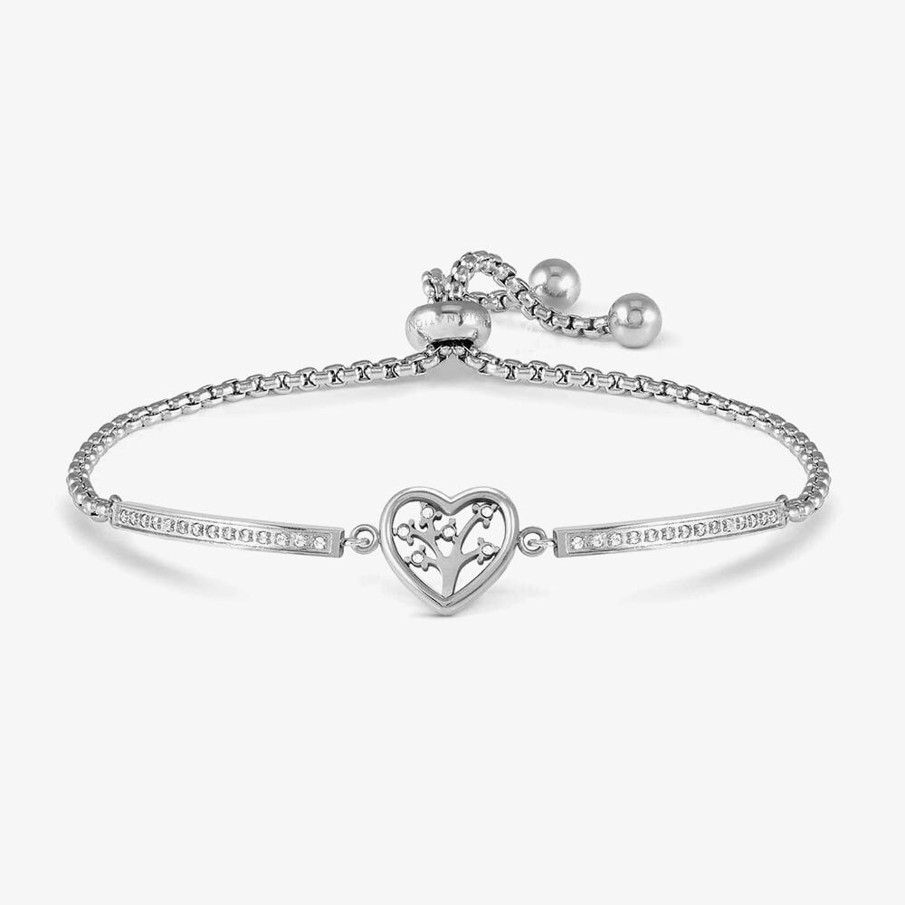Nomination Tree of Life Heart CZ Milleluci Bracelet