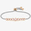 Nomination Round White Crystal Toggle Bracelet