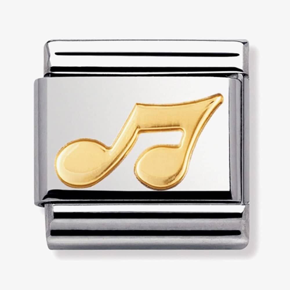 Nomination Gold Music Note Composable Link