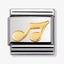 Nomination Gold Music Note Composable Link