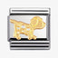 Nomination Gold Dotty Dog Composable Link