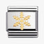 Nomination Gold Snowflake Composable Link