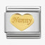 Nomination Gold Nanny Heart Composable Link